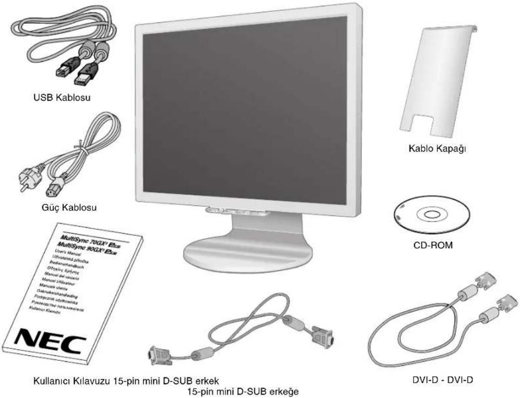 NEC MultiSync 90GX² Pro - İçindekiler - 1