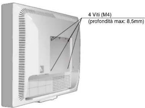 NEC MultiSync 90GX² Pro - Installazione del braccio flessibile - 2