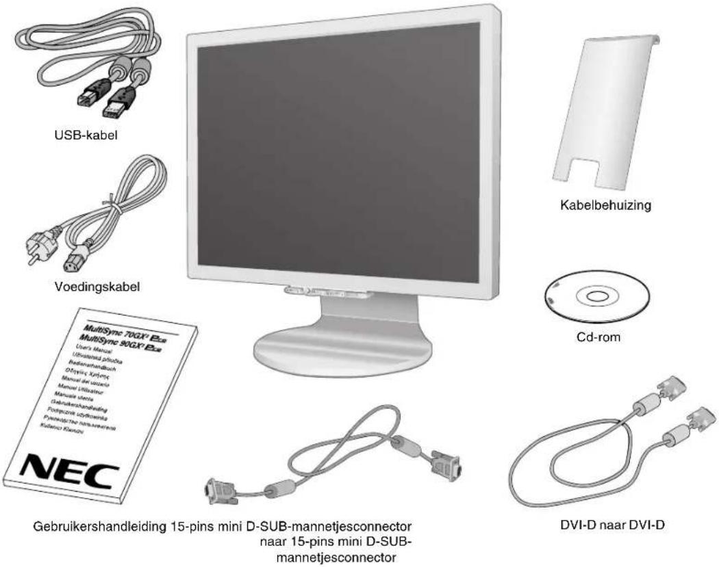 NEC MultiSync 90GX² Pro - Inhoud - 1