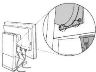 NEC SpectraView Reference 21 - Remove Monitor Stand for Mounting - 3