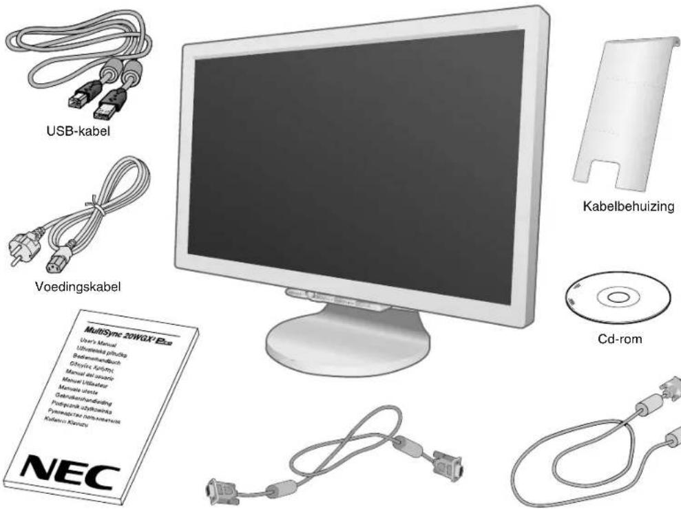 NEC MultiSync 20WGX² Pro - Inhoud - 1