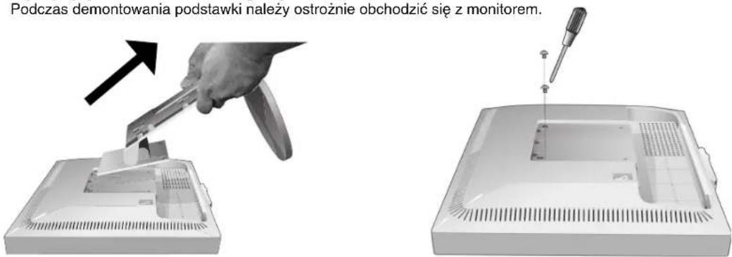 NEC MultiSync 20WGX² Pro - Demontaż podstawy monitora - 4