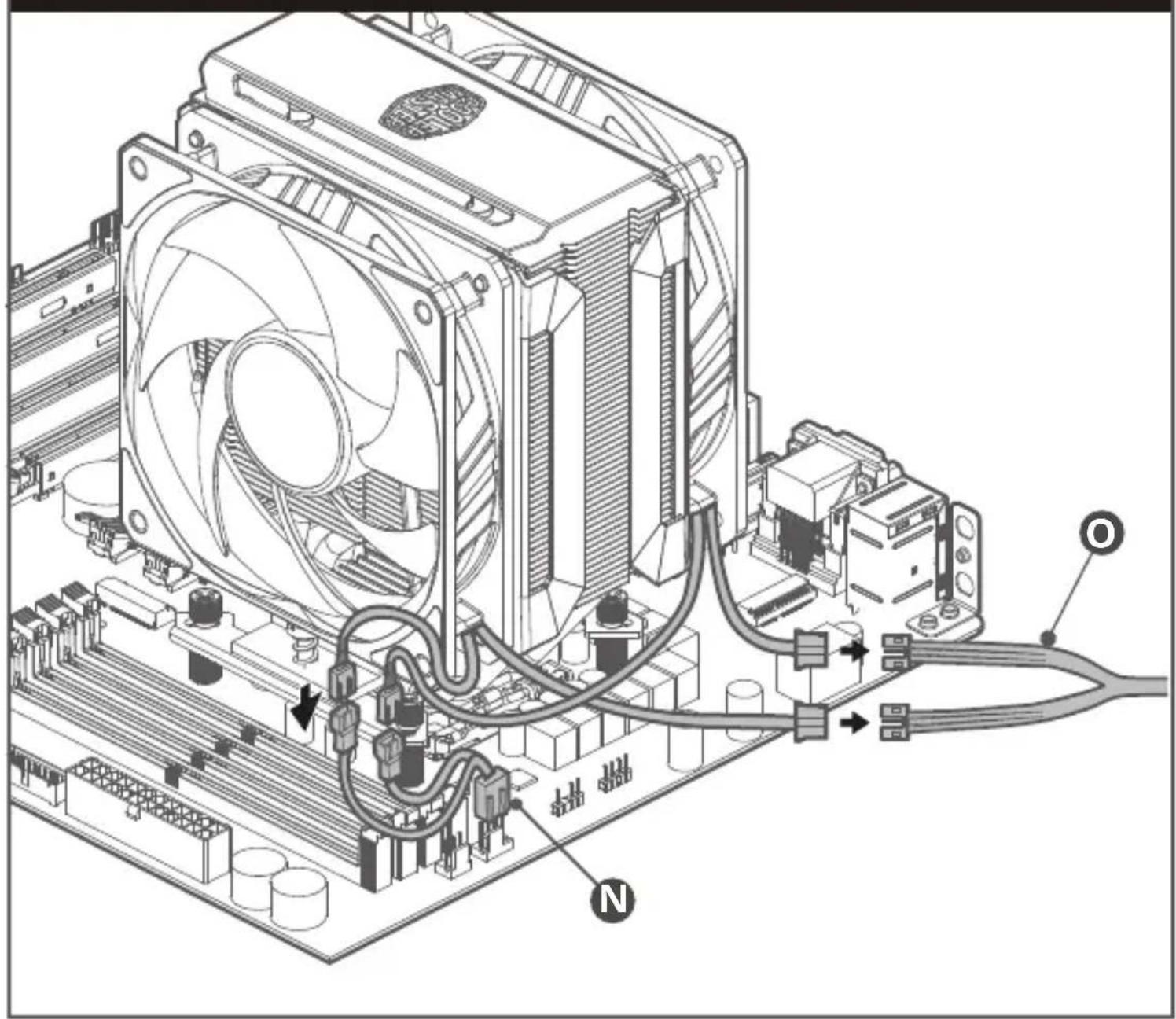 COOLER MASTER MasterAir MA612 Stealth - Intel & AMD - 1