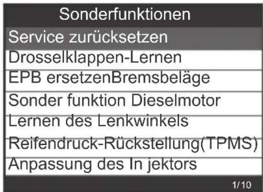 VOLTCRAFT VCOBD9610 - Sonderfunktionen - 2
