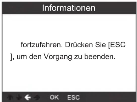 VOLTCRAFT VCOBD9610 - Wählen Sie [EPB ersetzenBremsbeläge] und drücken Sie die Taste OK (2). - 6
