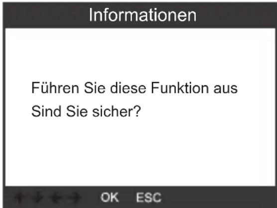 VOLTCRAFT VCOBD9610 - Wählen Sie [Vorwärtsbewegungs-Bremsmotor] und drücken Sie die Taste OK (2), um fortzufahren. - 2
