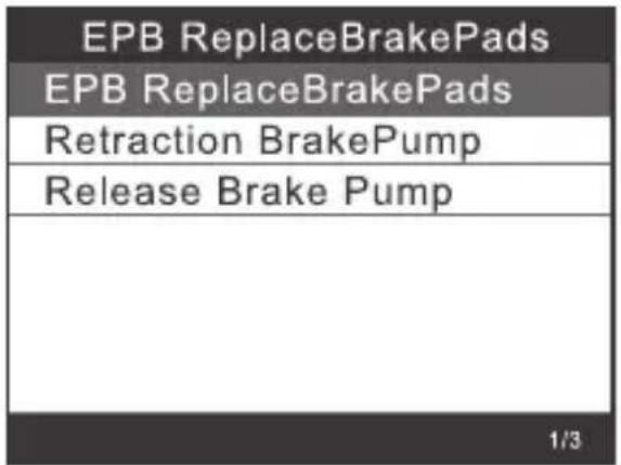 VOLTCRAFT VCOBD9610 - Resetting the EPB - 3