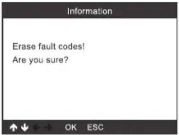 VOLTCRAFT VCOBD9610 - Select [03-Erase Fault Codes] and press the OK button (2) - 1