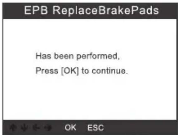 VOLTCRAFT VCOBD9610 - Resetting the EPB - 8
