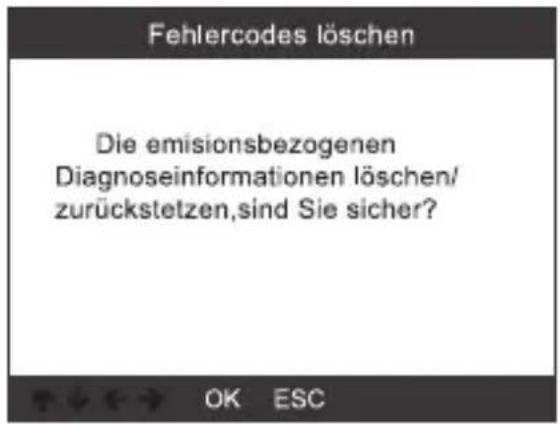 VOLTCRAFT VCOBD9610 - Codes löschen - 2