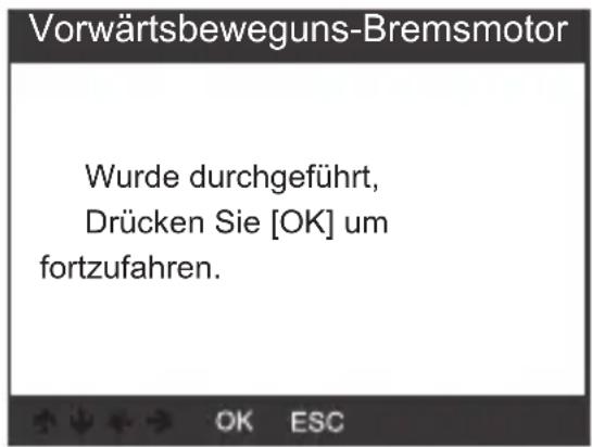VOLTCRAFT VCOBD9610 - Wählen Sie [EPB ersetzenBremsbeläge] und drücken Sie die Taste OK (2). - 7
