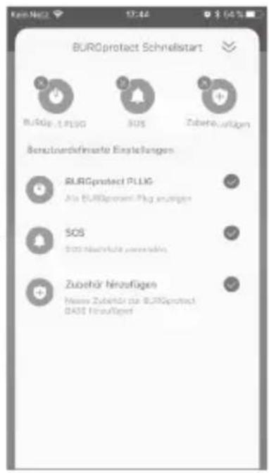 Burg Wächter SET 2210 - Systemzustände einstellen und andere Funktionen - 3