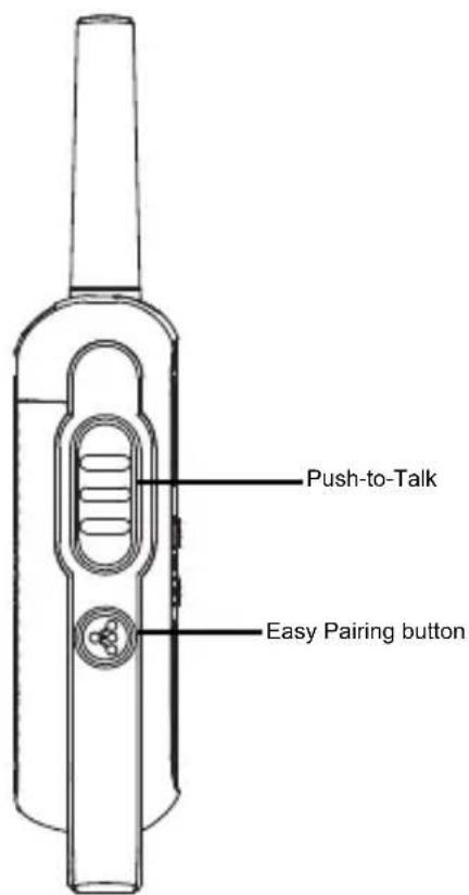 Push-to-Talk Easy Pairing button