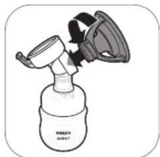 PHILIPS Avent SCF393 - Montaje del extractor de leche - 4