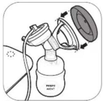 PHILIPS Avent SCF393 - Montaje del extractor de leche - 11