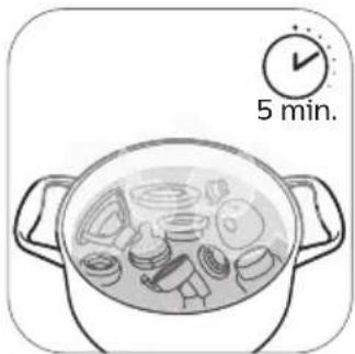 PHILIPS Avent SCF393 - Paso 3: Desinfección - 1