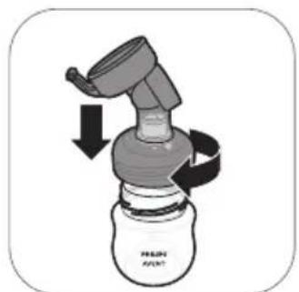 PHILIPS Avent SCF393 - Montaje del extractor de leche - 3
