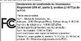 MOTOROLA Talkabout T380 - Garantie - 1