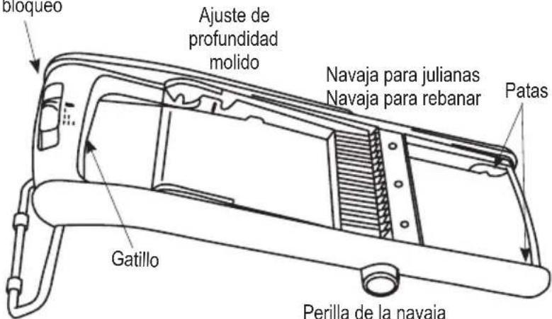 Weston 010008W - MANDOLINA REBANADORA DE REBANADO SEGURO - 2