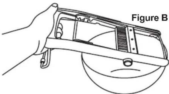 Weston 010008W - USING THE SAFE SLICE MANDOLINE - 2