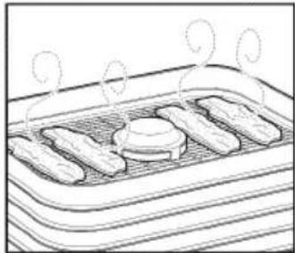 Weston 750450W - Preparación del Deshidratador - 1