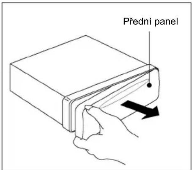 BLAUPUNKT BPA 1121 BT - SEJMUTÍ PŘEDNÍHO PANELU - 2