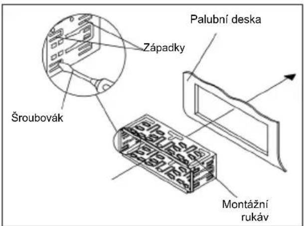 BLAUPUNKT BPA 1121 BT - Instalační otvor - 3