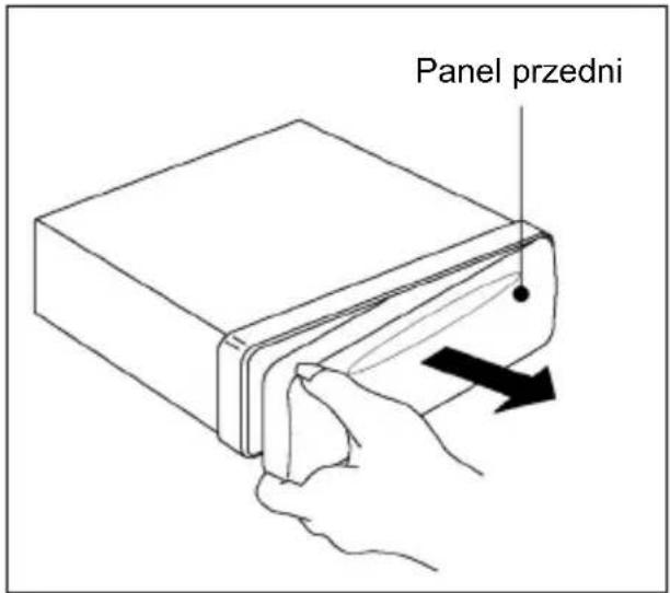 BLAUPUNKT BPA 1121 BT - ZDEJMOWANIE PANELU PRZEDNIEGO - 2