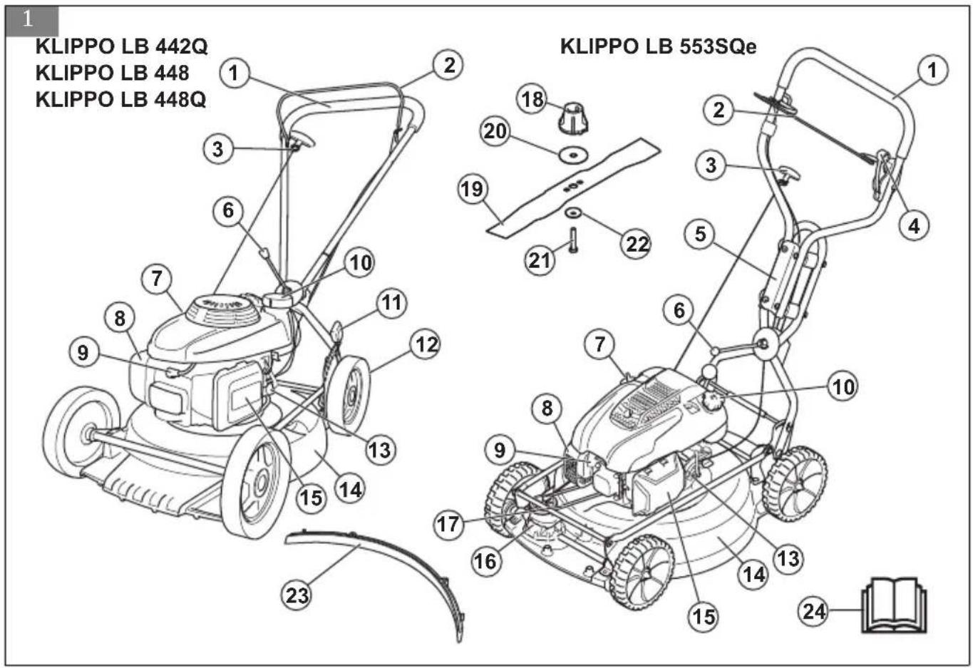 HUSQVARNA KLIPPO LB 442Q - 1