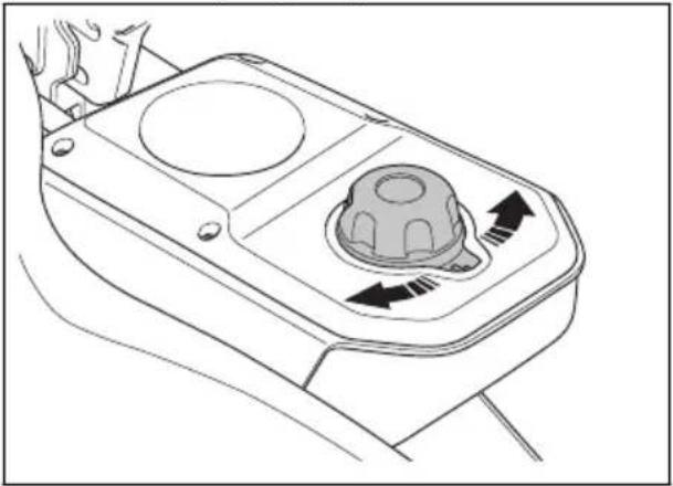 HUSQVARNA Xcite Z380 - To set the cutting height - 1