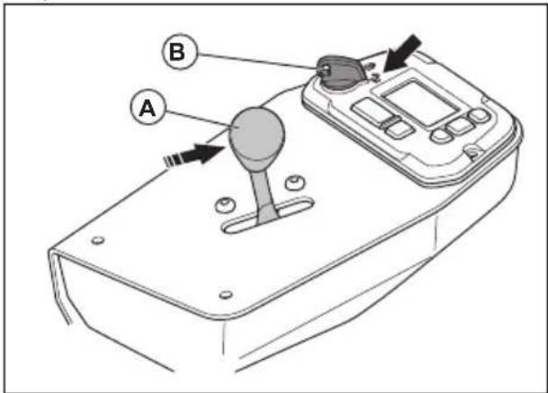 HUSQVARNA Xcite Z350 - To set the cutting height - 1