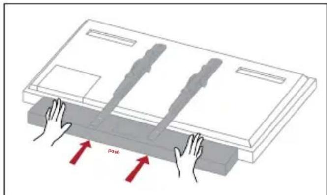 Seura SSB1 - Step 3: Attach the soundbar to the TV - 2