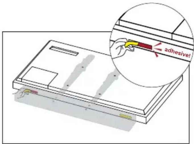 Seura SSB1 - Step 3: Attach the soundbar to the TV - 1