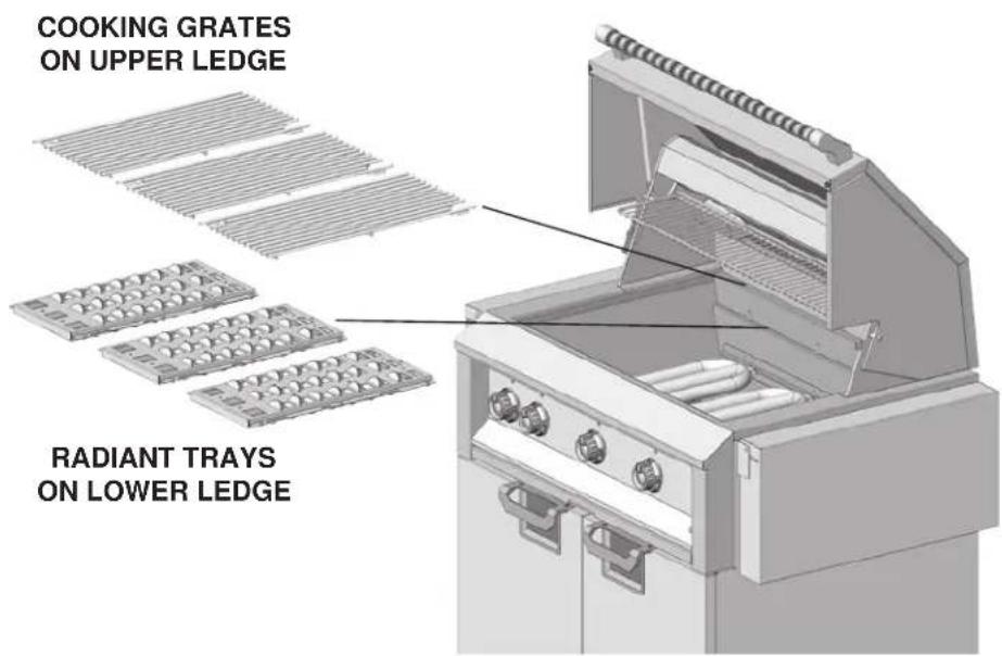 Hestan EMB42NG - LOCATING AND ASSEMBLING THE GRILL (continued) - 2