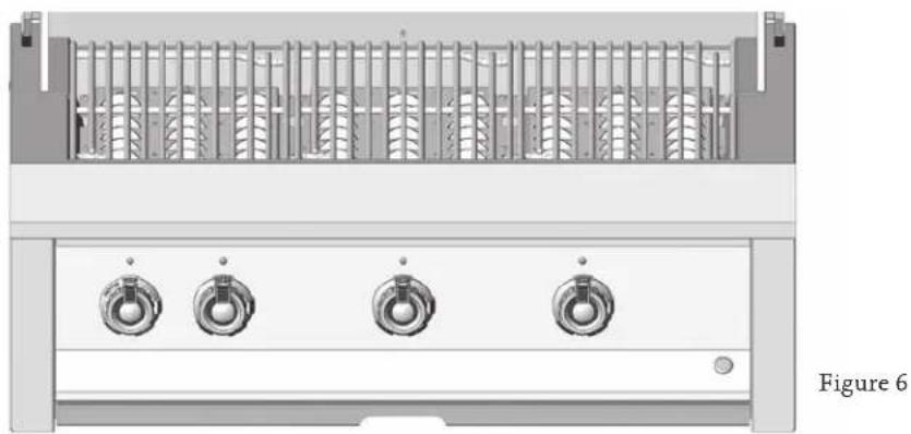 Hestan EMB42NG - CONTROL KNOB LAYOUT - 1