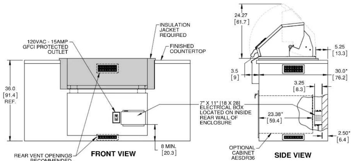 Hestan EABR36NG - ISLAND VENTILATION OPENINGS - 5