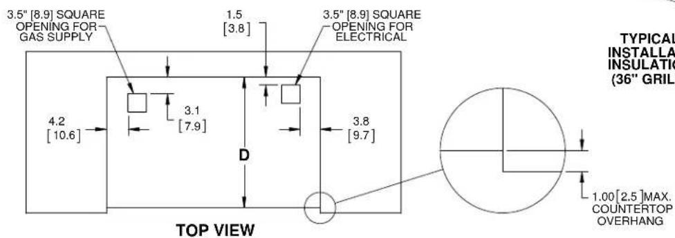 Hestan EABR36NG - ISLAND VENTILATION OPENINGS - 4