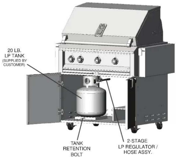 Hestan EABR36NG - LPTANKRESTRAINT - 1