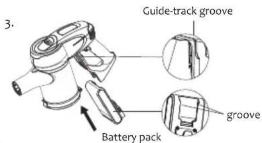 JIMMY JV83 - Assemble battery pack and handheld vacuum Cleaner - 2