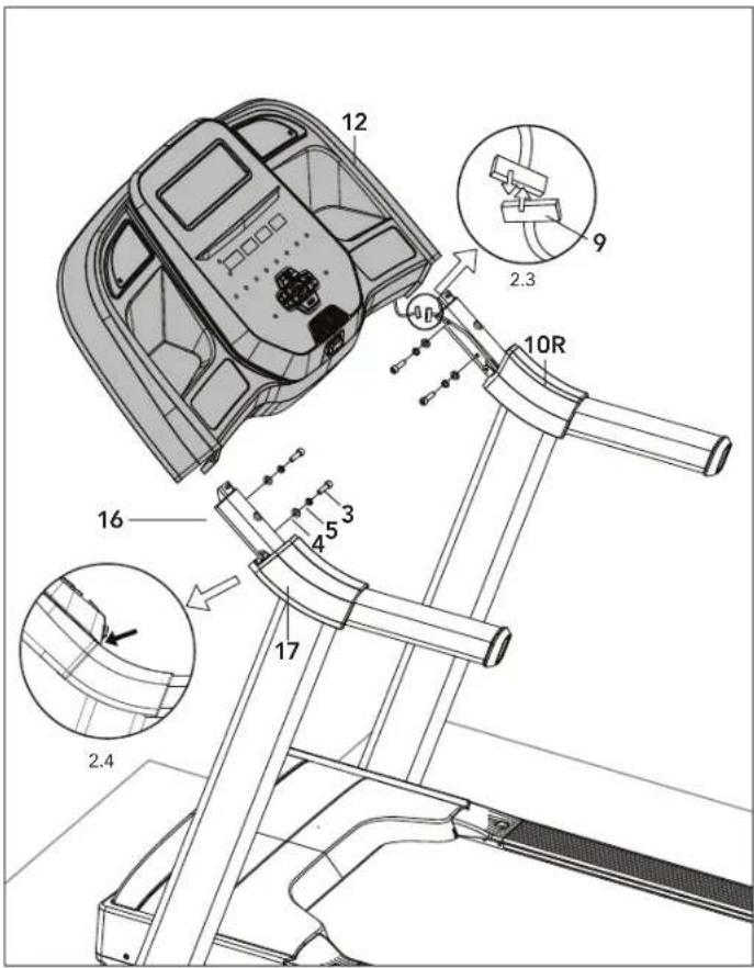 Horizon Fitness 7.0AT - Avertissement - 3