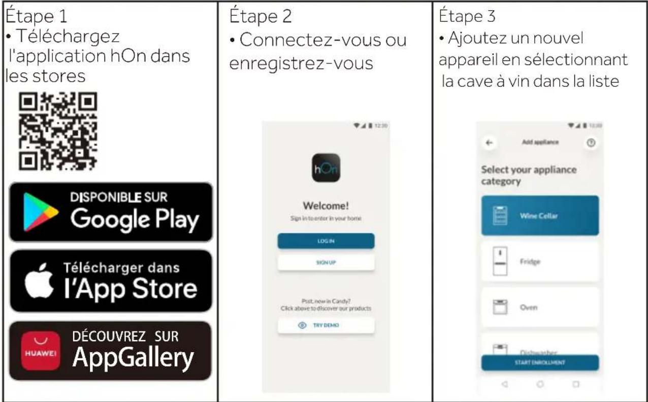 HAIER HWS77GDAUI - Procédure d'apparaige dans l'application - 1