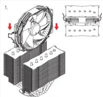 Noctua NHD15S - Configuration de la ventilation - 1