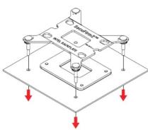 Noctua NHD15S - Fixation de la contre-plaque - 1
