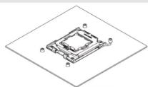 Noctua NHD15S - Enlever le système de rétention d'origine mettre en place la contre-plaque - 2