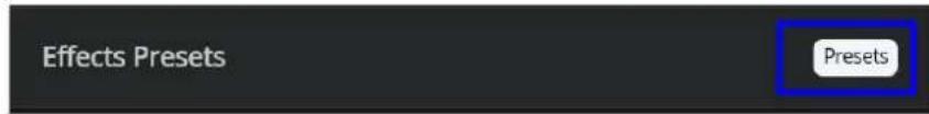 Effects Presets Presets