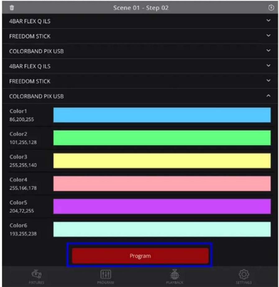 Chauvet FlareCON Air 2 - Show aanpassen - 2