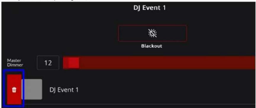 Chauvet FlareCON Air 2 - Een show verwijderen - 1