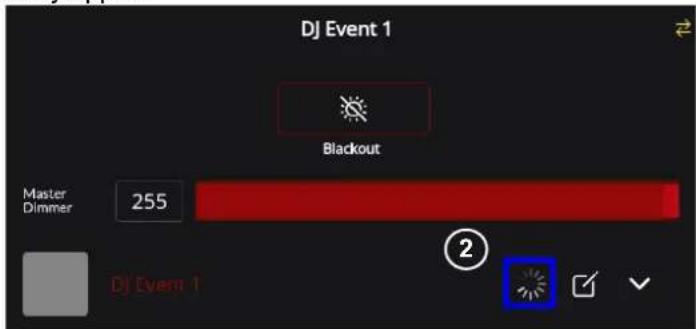 DJ Event 1 Blackout Master Dimmer 255 DJ Event 1