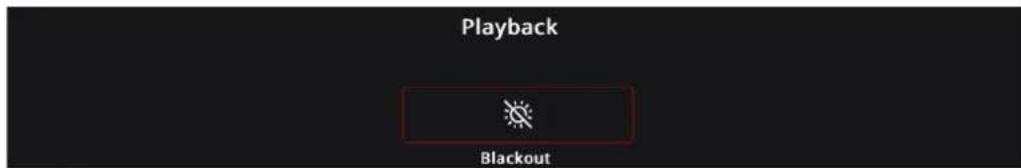 Playback Blackout
