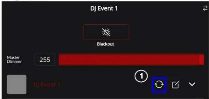 DJ Event 1 Blackout Master Dimmer 255 DJ Event 1